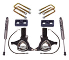 MaxTrac 16-18 GM C1500 2WD w/Stamped Steel Susp. 5in/3in MaxPro Elite Spindle Lift Kit w/FOX Shocks