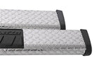 Dee Zee Universal Tubes - 6In Oval - Black Tread Aluminum (ExtCab)