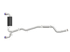 aFe POWER Takeda 2020 Toyota Supra L6-3.0L (t) 3in-2.5in 304 SS CB Exhaust Blue Flame Tips