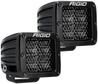 Rigid Industries D Series PRO Midnight Edition - Spot - Diffused - Pair