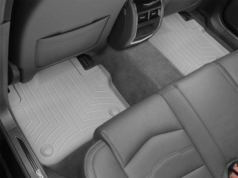 WeatherTech 2016+ Cadillac CT6 Rear FloorLiner - Grey