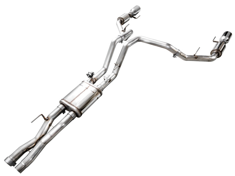 AWE Tuning Gen 3 Raptor R SwitchPath Exhaust - Chrome Silver Tips