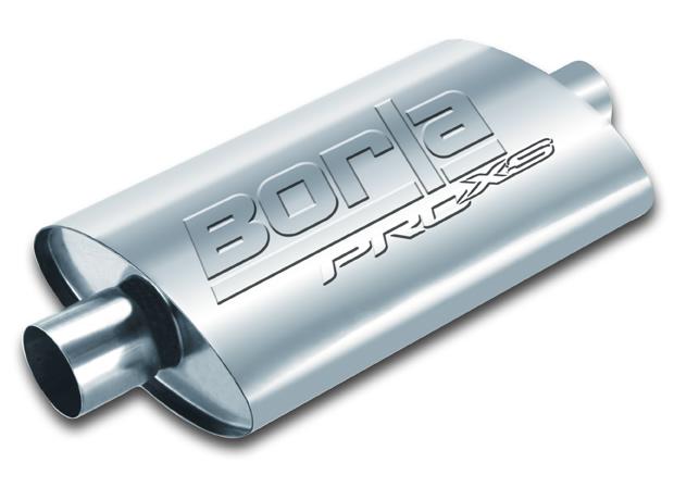 Borla Universal 2-1/4, 2-1/4 14x7-7/8 x 4-1/4 w/ Notch PRO-XS Muffler