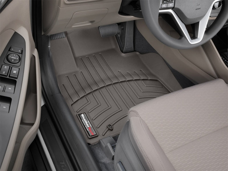 WeatherTech 2019+ Hyundai Tucson Front FloorLiner - Cocoa