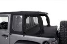 Bestop 18-26 Jeep Wrangler JL 2-Door Halftop Conversion Kit (Premium Black Twill)