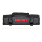 Go Rhino XVenture Gear Tool Wrench Roll - Small (3.5x3.5in. Closed) 12oz Waxed Canvas - Black