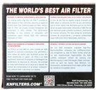K&N Filter Universal Clamp-On Filter 2in Flange / 2-23/32in Base / 3in x 2in Top / 2-3/4in Height