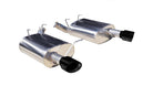 Corsa 2011-2014 Ford Mustang 3.7L V6 Black Sport Axle-Back Dual Rear Exhaust