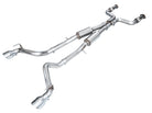 AWE Tuning 2023 Nissan Z RZ34 RWD Track Edition Cat-Back Exhaust System w/ Chrome Silver Tips