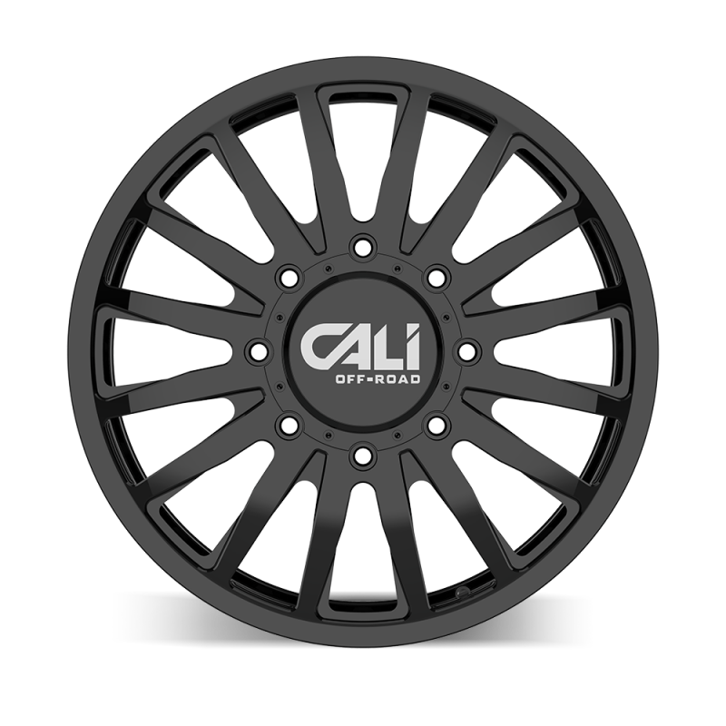 Cali Off-Road 9110D Summit Dually 20x8.25 / 8x165.1 BP / 115mm Offset / 121.3mm Hub Gls Blk Wheel