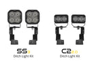 Diode Dynamics 19-25 Toyota RAV4 SS3 LED Ditch Light Kit - Sport White Combo