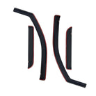 Westin 2007-2014 Chevrolet/GMC Tahoe/Yukon/Yukon Denali In-Channel Wind Deflector 4pc - Smoke