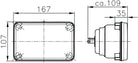 Hella Module 164 x 103mm H4 12V ECE High/Low Beam Headlamp