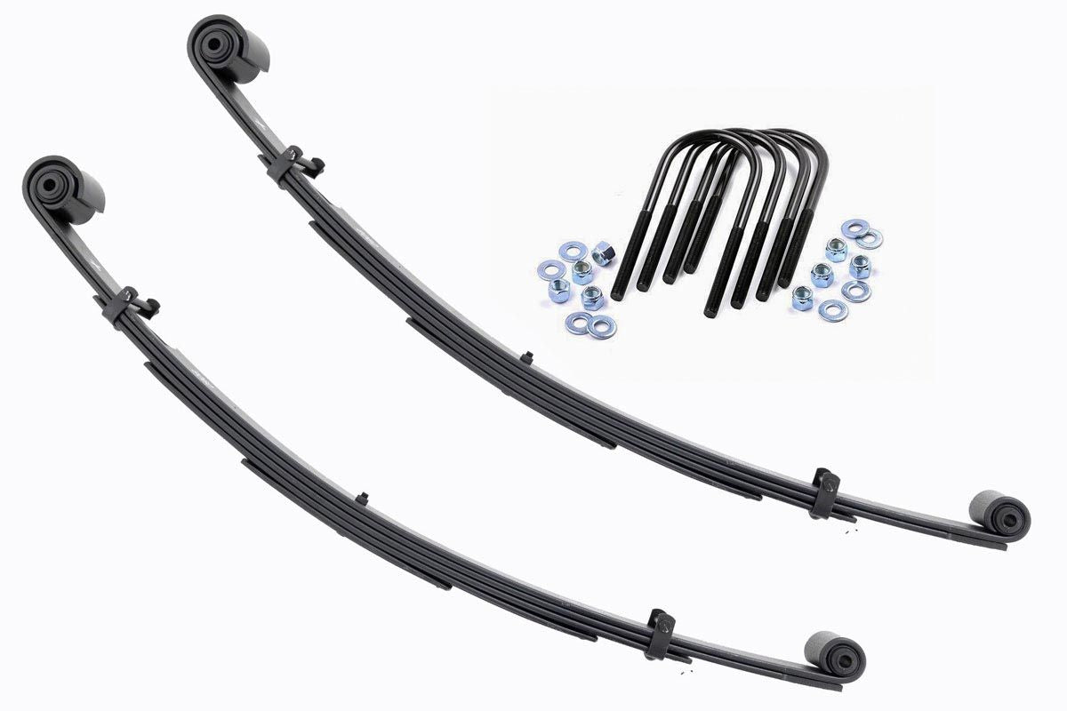 Rough Country  Front Leaf Springs | 2.5" Lift | Pair | Ford Excursion/F-250 Super Duty/F-350 Super Duty 4WD