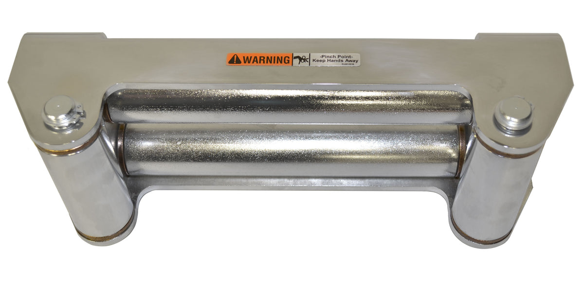 WARN Roller Fairlead, chrome, 10 in Drum