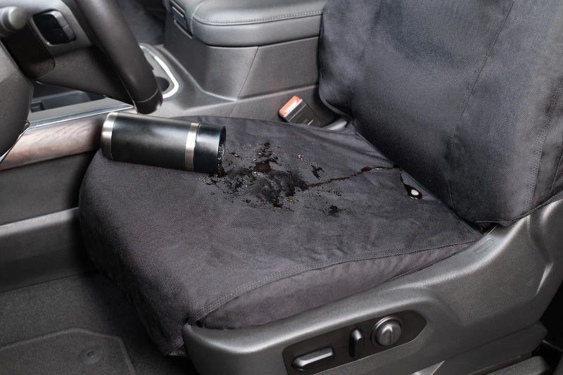 Covercraft 21-24 Ford Bronco Carhartt Super Dux SeatSaver Custom Second Row Seat Covers - Black