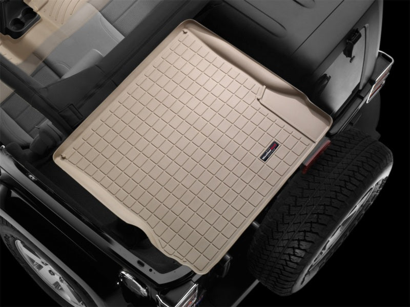 WeatherTech 07+ Jeep Wrangler Unlimited Cargo Liners - Tan