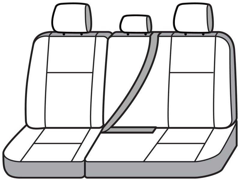 Covercraft 23-24 Ford Super Endura PrecisionFit Custom Second Row Seat Covers - Silver/Charcoal