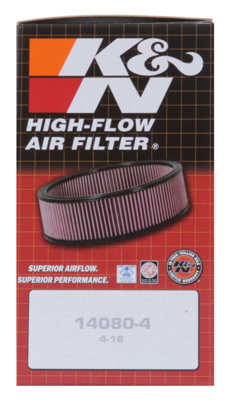 K&N Replacement Air Filter 4.688in ID x 6.063in OD x 1.875in H for Harley-Davidson/Rover