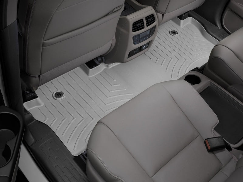 WeatherTech 2016+ Honda Pilot (Elite Trim Level ONLY) Rear FloorLiner - Grey