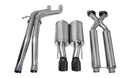 Corsa 2006-2010 Jeep Grand Cherokee 6.1L SRT-8 V8 Black Sport Cat-Back Exhaust