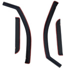 Westin 2007-2014 Chevy Silverado 2500/3500 Extended Cab In-Channel Wind Deflector 4pc - Smoke