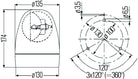 Hella Rotating Beacon H12V Yellow Mg12 2Rl