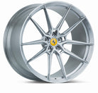 Vossen x Novitec NF9 21x12in - 5x114.3 BP - ET47 - Brushed Gloss Clear Ferrari 458 Rear Wheel