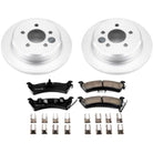 Power Stop 93-98 Jeep Grand Cherokee Rear Z17 Evolution Geomet Coated Brake Kit