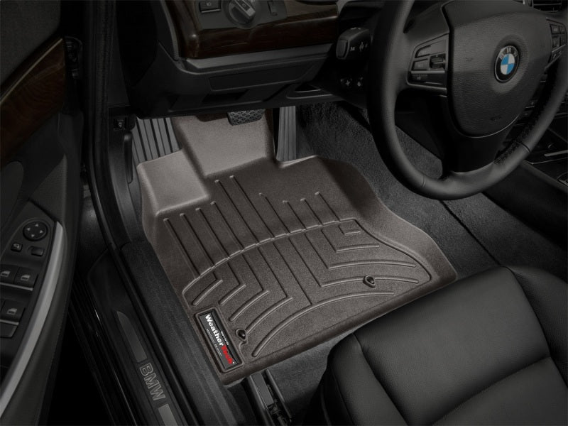 WeatherTech 2010-2016 BMW 5-Series GT Front FloorLiner - Cocoa
