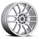 Raceline 141S Mystique 15x7in / 4x100/4x108 BP / 40mm Offset / 72.62mm Bore - Gloss Silver Wheel