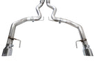 AWE 2024 Ford Mustang GT Fastback S650 RWD Track Edition Cat-Back Exhaust w/ Dual Chrome Silver Tips