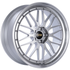 BBS LM 21x9 5x120 ET32 Diamond Silver Center Diamond Cut Lip Wheel -82mm PFS/Clip Required