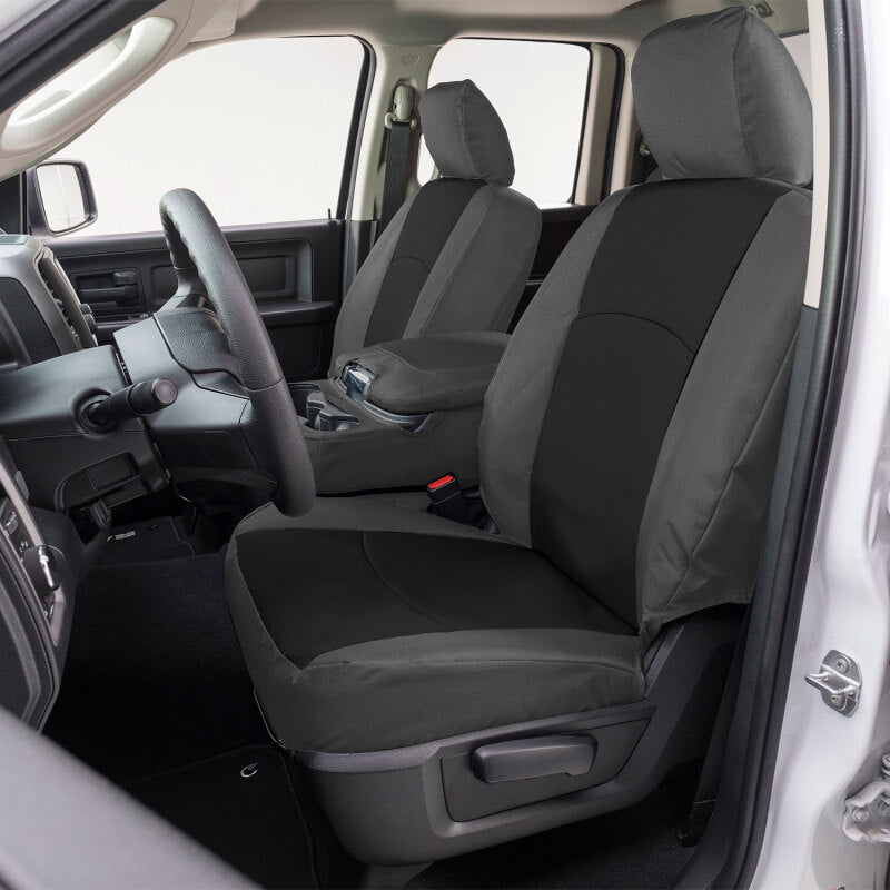 Covercraft 16-24 Chevrolet Traverse Endura PrecisionFitThird Row Seat Covers - Blk/Charcoal