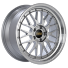 BBS LM 18x9 5x114.3 ET42 Diamond Silver Center Diamond Cut Lip Wheel - 82mm PFS/Clip Required