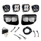 Baja Designs 20-22 Ford Super Duty Squadron 2.0 Pro/SAE Dual Fog Pocket Kit (Driving/Combo) - Clear