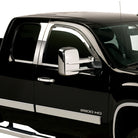 Putco 14-14 Chevrolet Silverado HD - Crew Cab (Front Only) Element Chrome Window Visors