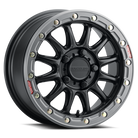 Raceline A14BG Alpha 15x7in/5x114.3 BP/53mm Offset/68mm Bore - Black & Gunmetal Ring Beadlock Wheel