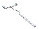 AWE Tuning Subaru BRZ/ Toyota GR86/ Toyota 86 Track Edition Cat-Back Exhaust- Chrome Silver Tips