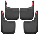 Husky Liners 2015-2017 Ford F-150 w/o Fender Flares Front and Rear Mud Guards - Black