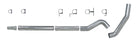Diamond Eye KIT 5in Catback MFLR RPLCMENT PIPE Single AL: 03-07 FORD 6.0L F250/F350