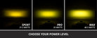 Diode Dynamics SS6 Sport Yellow Spot Standard ABL (single) 3000K