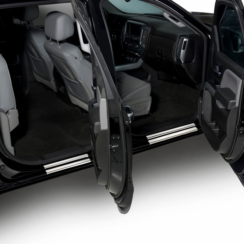 Putco 17-20 Ford SuperDuty - Crew Cab (4pcs) Stainless Steel Door Sills