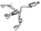 AWE Tuning 23-24 Toyota GR Corolla Touring Edition Cat-Back Exhaust - Chrome Silver Tips
