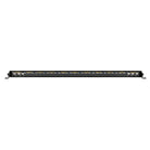 Go Rhino Xplor Blackout Combo Series Sgl Row LED Light Bar w/Amber (Side/Track Mount) 31.5in. - Blk