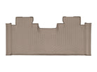 WeatherTech 2015+ Ford F-150 Supercab Rear FloorLiner - Tan w/ First Row Bucket Seats
