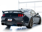 AWE 2024 Ford Mustang Dark Horse S650 RWD Track Edition Cat-Back Exhaust w/ Quad Diamond Black Tips