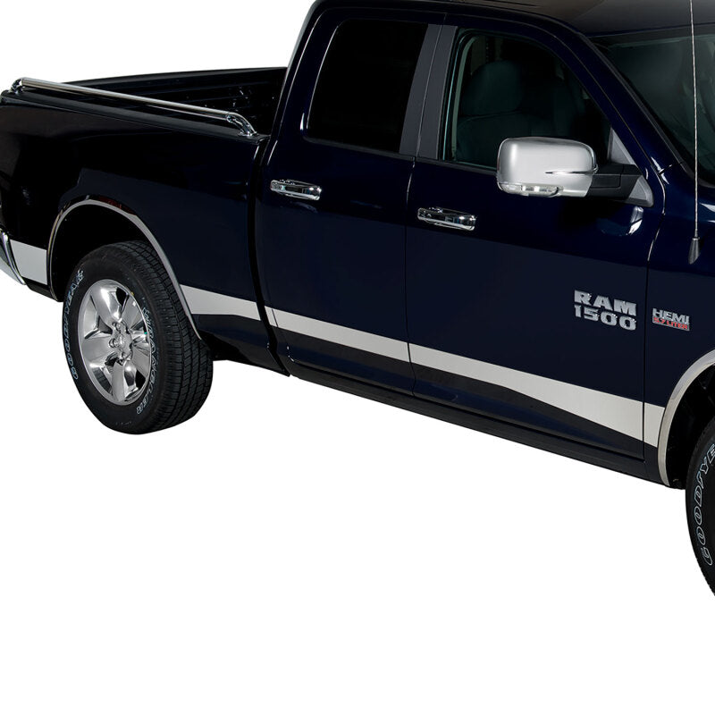 Putco 10-19 Ram 2500/3500 Crew Cab 8ft - 5.5in Wide - 12pc (w/o Factory Flares) SS Rocker Panels