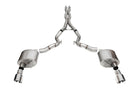 Corsa 24+ Ford Mustang GT Conv. Xtreme CatBack Ex. Sys. 3.0in Dual Rear Exit w/4.5in Pro Series Tip