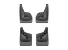 WeatherTech 24-25 Toyota Tacoma w/o Fender Flares Front & Rear No Drill MudFlaps - Black